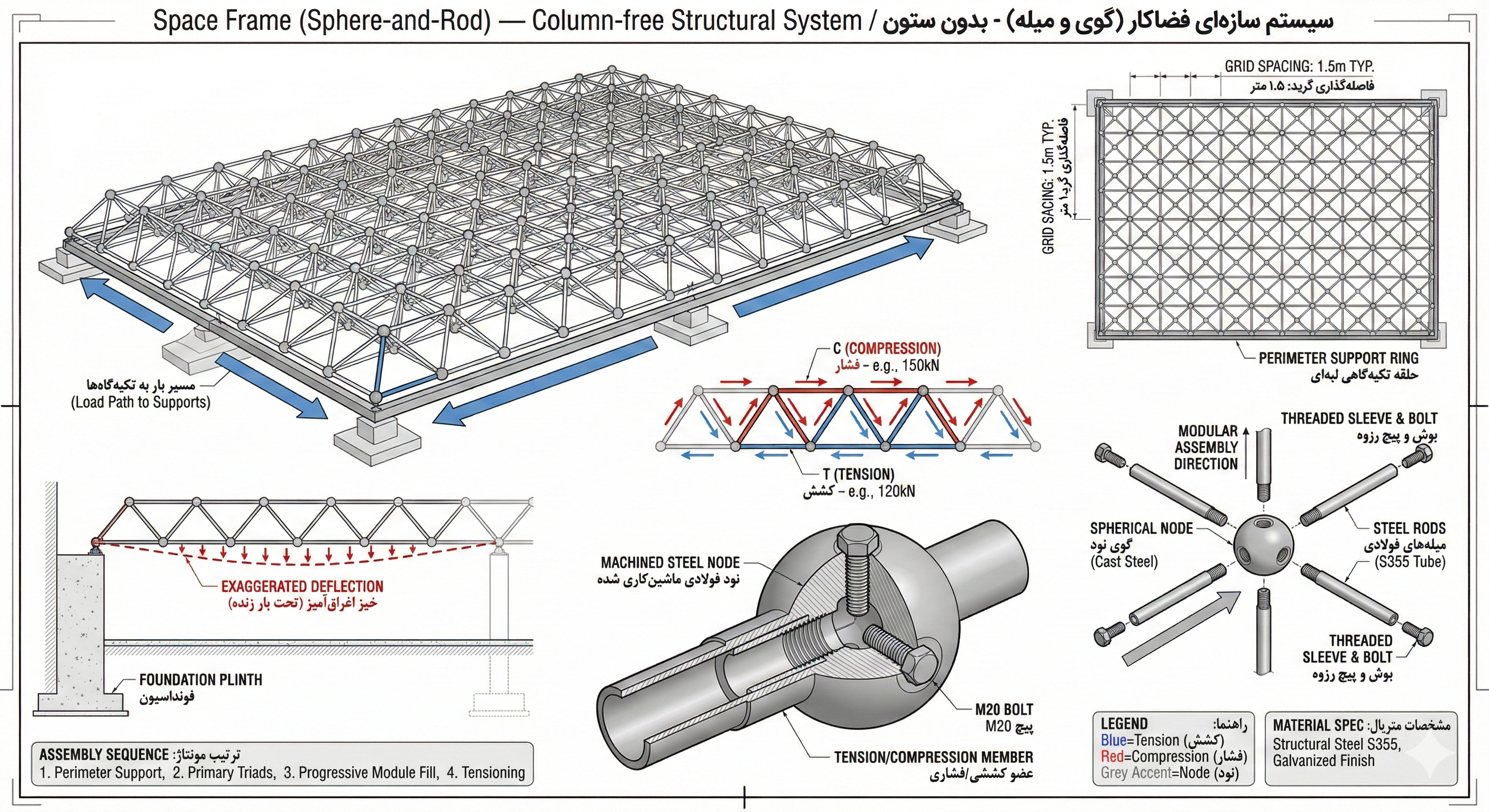 Space Frame Structure Diagram